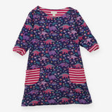 Navy Dinosaur Dress
