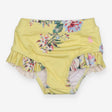 Yellow Floral Bikini Bottoms