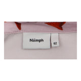 lILAC Floral Zip-Front Longline Shirt