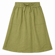 Skirt Olive Green Linen Pepper Moth Drawstring