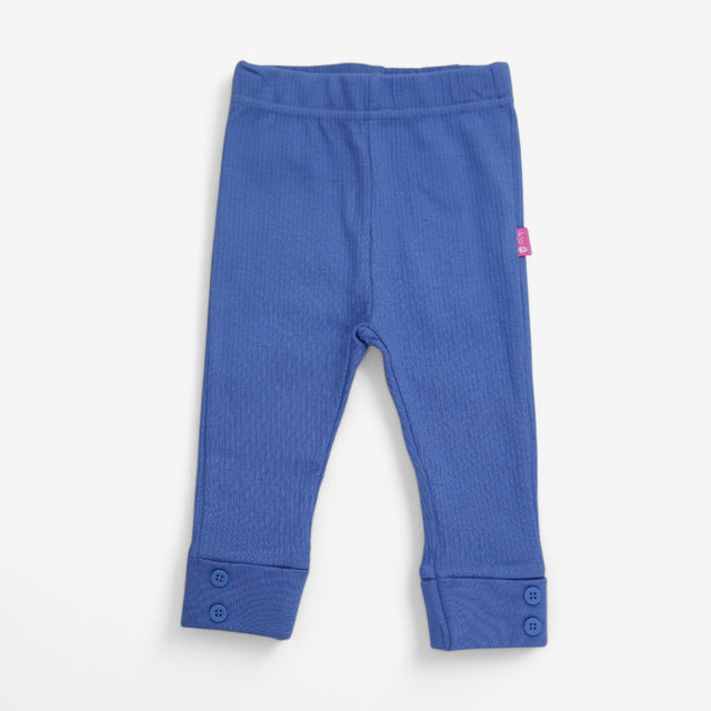 Leggings Pink & Blue Ribbed 2pcs