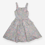 Marc by Marc Jacobs Floral Denim Tiered Dress Pink