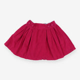 Skirt pink cord floral waistband lining
