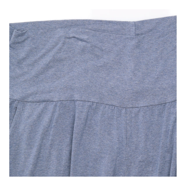 Blue Over Bump Jersey Maternity Lounge Trousers