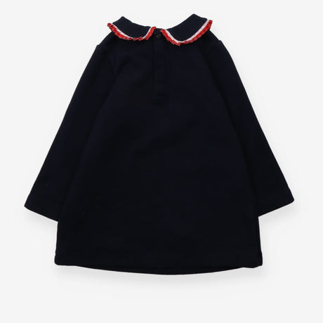 Dress jersey navy with red and white collar