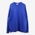 Sweatshirt Cobalt Blue Oversized Organic Cotton Lo