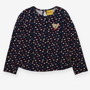 Tee LS navy spots