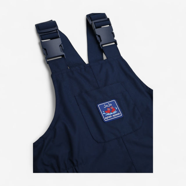 Waterproof Fleece Lined Dungarees Navy Splish Spla