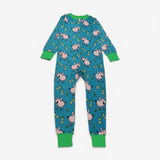 Sleepsuit blue pig