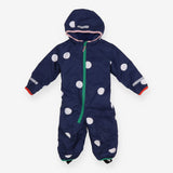 Waterproof Puddle Suit College Navy Confetti Spot