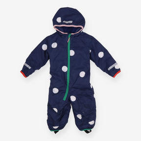 Waterproof Puddle Suit College Navy Confetti Spot