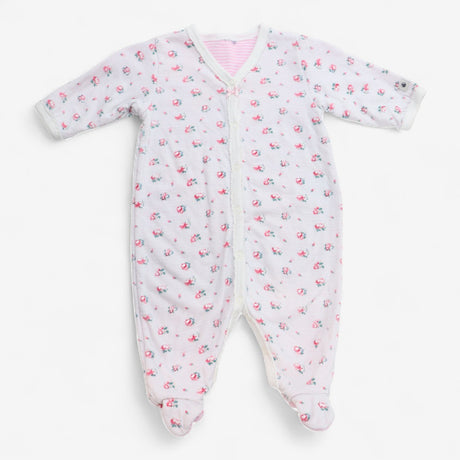Sleepsuit Pink and White Floral