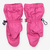 Mittens ski pink stripe lining