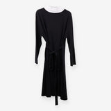 Dress black wrap - maternity