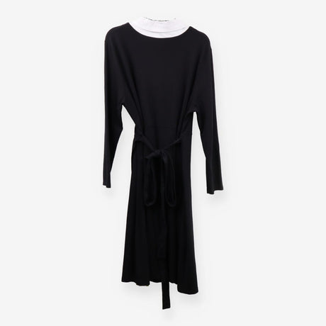 Dress black wrap - maternity
