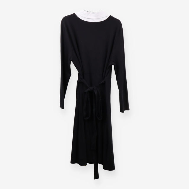 Dress black wrap - maternity