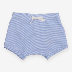Bubble Short Blue and White Strip