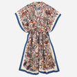 Kaftan 100% Silk Printed Beach Cover Up Multicolou
