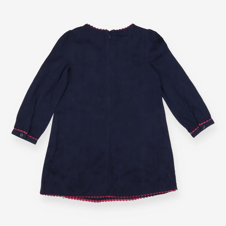Dress long sleeve navy sequins owl