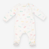 Sleepsuit White Animal Sounds