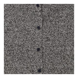 Grey Marl Tunic Jumper with Blue Hem Detail
