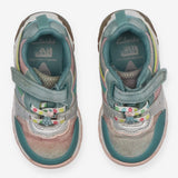Trainers Blue with Rainbow Print 