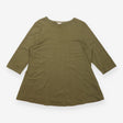 Top Organic Cotton Long Sleeve Green