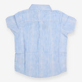 Shirt blue white stripe SS
