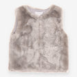 Gilet Fluffy Dark Grey