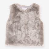 Gilet Fluffy Dark Grey