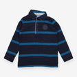 Rugby Shirt Navy White Collar