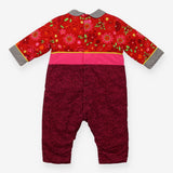Catimini Padded woven romper retro floral