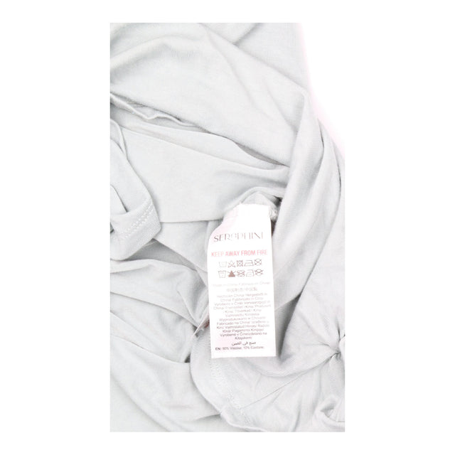 Maternity T-Shirt Sage Green Ruched Side Short Sle
