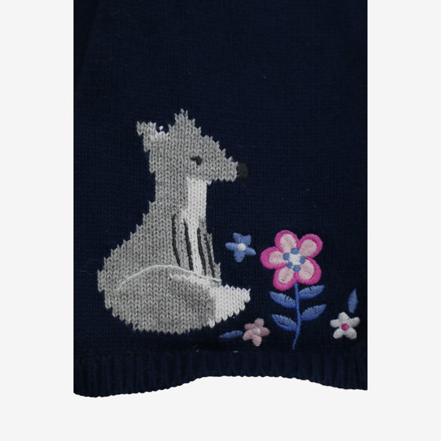 Cardigan navy Grey fox