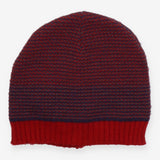 Quintessential Knitted Hat Red and Blue