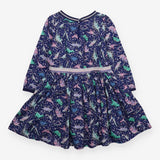 Blue Dinosaur Dress