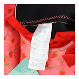 strawberry print swimsuit