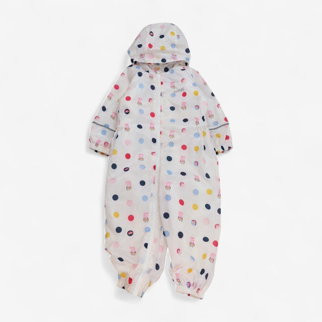 Puddlesuit White Peppa Pig