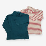 Turtle neck long sleeved two pack