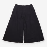 Culottes Akira Pinstripe Washed Black High Waist W