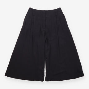 Culottes Akira Pinstripe Washed Black High Waist W