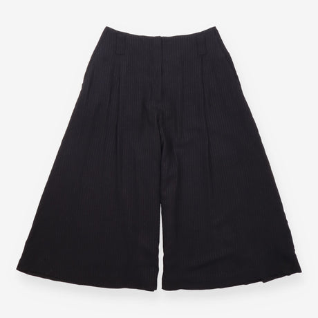 Culottes Akira Pinstripe Washed Black High Waist W