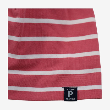 Beanie Hat Pink Stripe