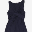Black Knot Front V-Neck Sleeveless Jersey Maxi Dre