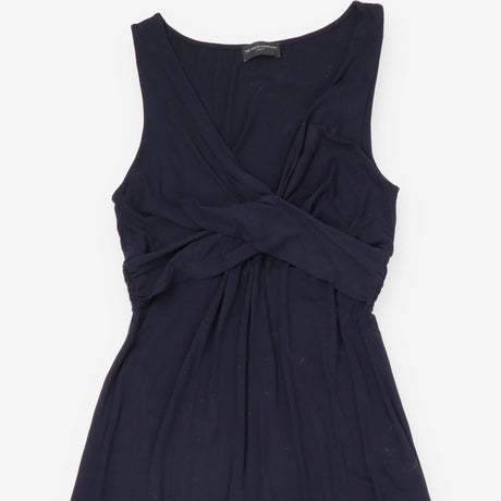 Black Knot Front V-Neck Sleeveless Jersey Maxi Dre