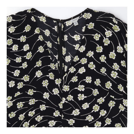 Jigsaw Black V‑Neck Midi Summer Dress