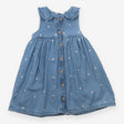 Denim Pinafore with Daisies