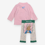 Top and Knit Leggings Pink Peter Rabbit