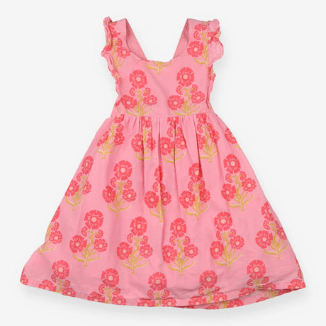 Dress sundress pink flowers