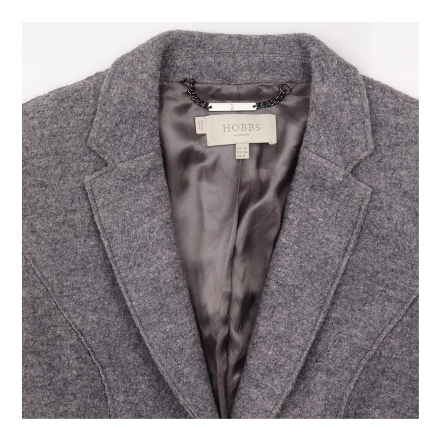 Blazer Grey Wool Tailored Smart